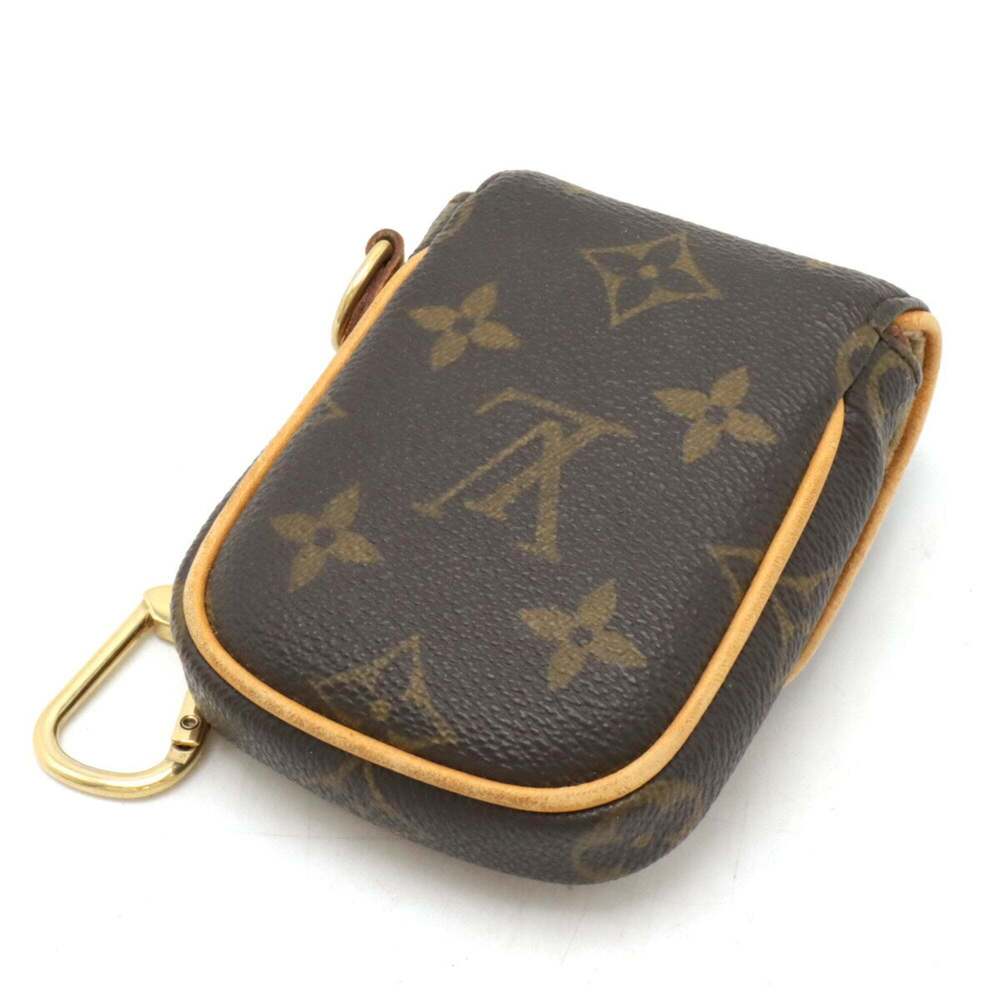 LOUIS VUITTON Authentic Brown Monogram Pochette Pouch - Picture 3 of 9